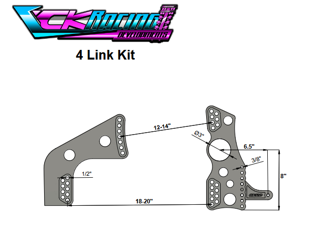 Custom Link Kit 4 Link Kit – CK Racing Developments